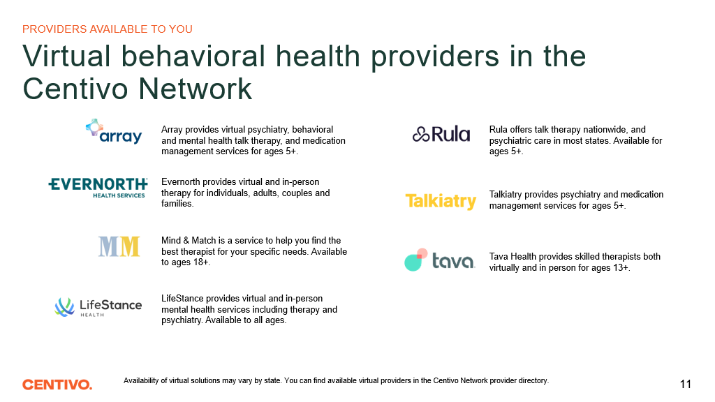 centivo virtual behavioral health